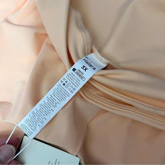 HALARA Peach Breezeful High Waisted Crossover Pocket Quick Dry Pants 3X - Picture 6 of 9